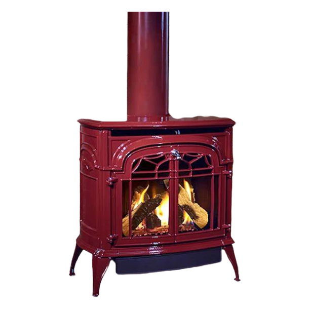 Direct Vent Red Heating Stove