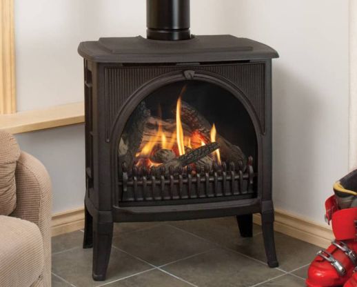 Valor Madrona Arched Front Free Standing Gas Stove