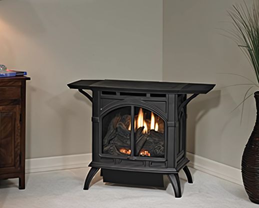 White Mountain Hearth Spirit Series Matte Black Heating Stove