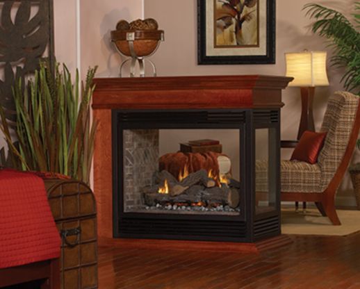 White Mountain Hearth Multi-Sided Vent Free Gas Fireplace